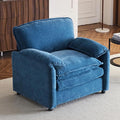 Ball & Cast 38" Oversized Chenille Lounge Chair, Reading Armchair by BallCast
