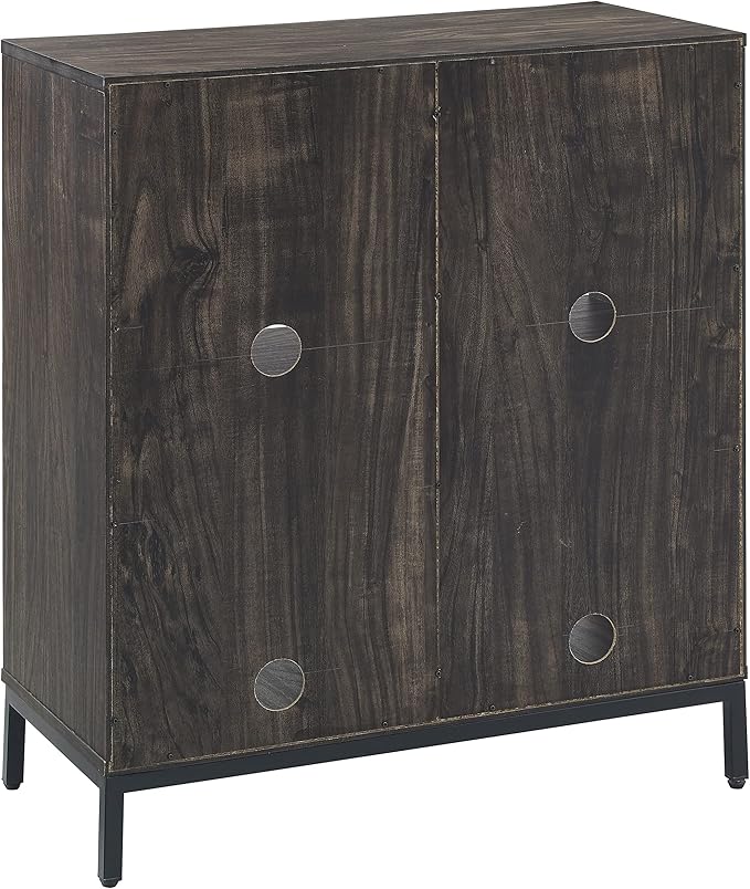 Crosley Furniture Jacobsen Storage Cube Bookcase and Record Player Stand - Image 5