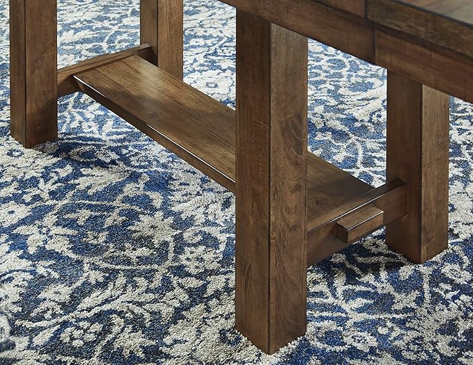Signature Design by Ashley Moriville Farmhouse 36” x 30” Dining Extension Table - Image 9