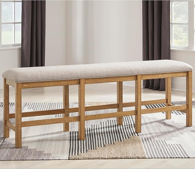 Signature Design by Ashley Havonplane 72" Counter Height Dining Bench - Image 2