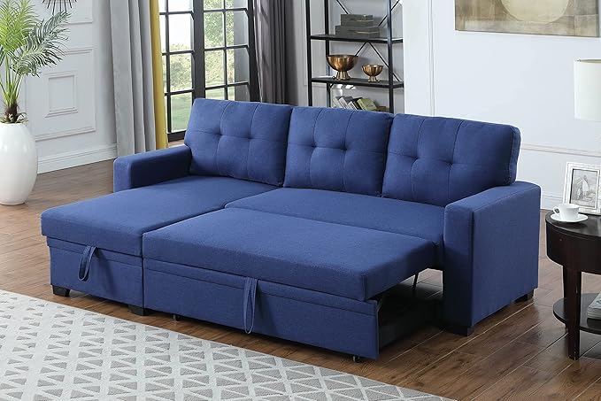 Devion Furniture Garisa 4-in-1 Convertible L Shaped Couch by DevionFurniture