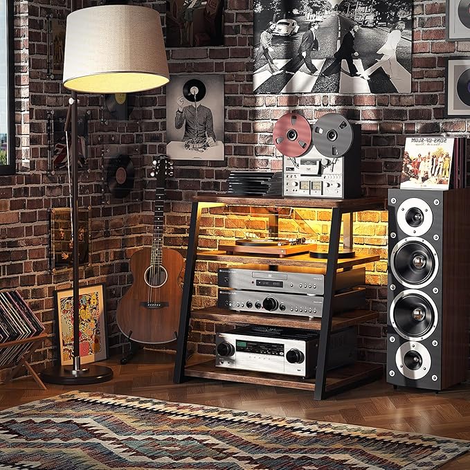 Armocity 4-Tier AV Media Stand - Image 2