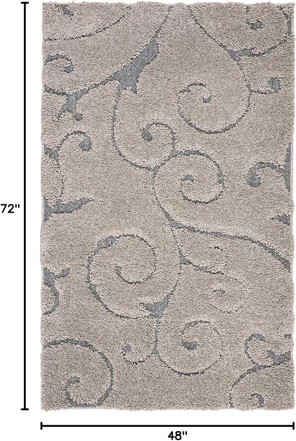 SAFAVIEH Florida Shag Collection Accent Rug - Image 2