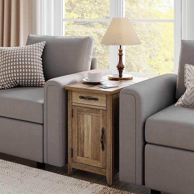 LINSY HOME Farmhouse End Table - Image 4