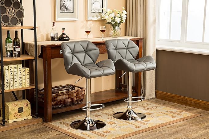 Roundhill Furniture Glasgow Contemporary Tufted Adjustable Height Hydraulic - Image 8