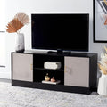 SAFAVIEH Estella TV Stand for up to 55" Flatscreen – Black, 2 Doors by SAFAVIEH