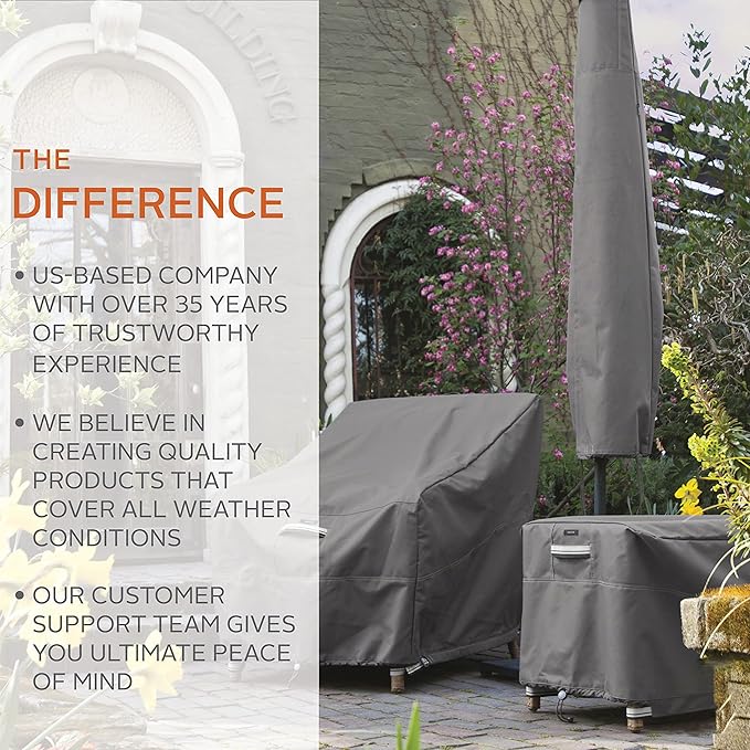 Classic Accessories Ravenna Water-Resistant 128 Inch Rectangular/Oval Patio - Image 3