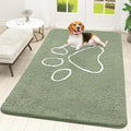 OLANLY Door Mat for Muddy Dog Paws 70x46, Ultra Absorbent Chenille Mud Doormat by OLANLY