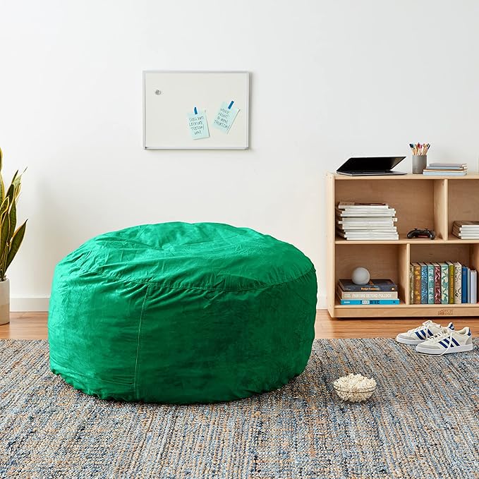 Sofa Sack Bean Bag Chair Cover, Aqua Marine - Image 2