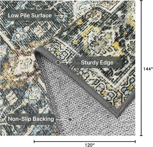 10X12 Area Rugs Machine Washable Rugs - Image 2