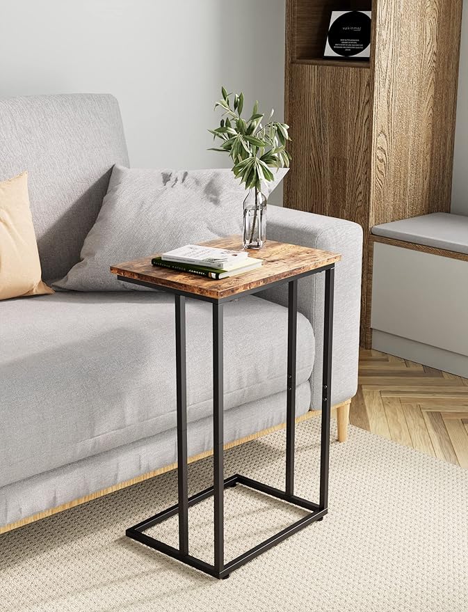 Innerjoin Wide C Side Table, C Couch Laptop Table - Image 5