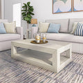 Plank+Beam Modern Rectangular Coffee Table by PlankBeam