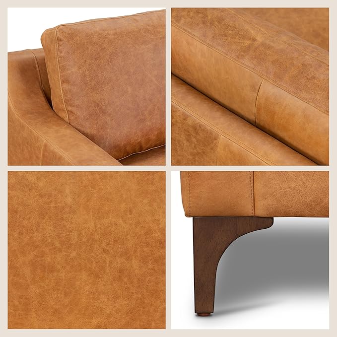 Poly & Bark Sorrento Leather Couch - Image 6