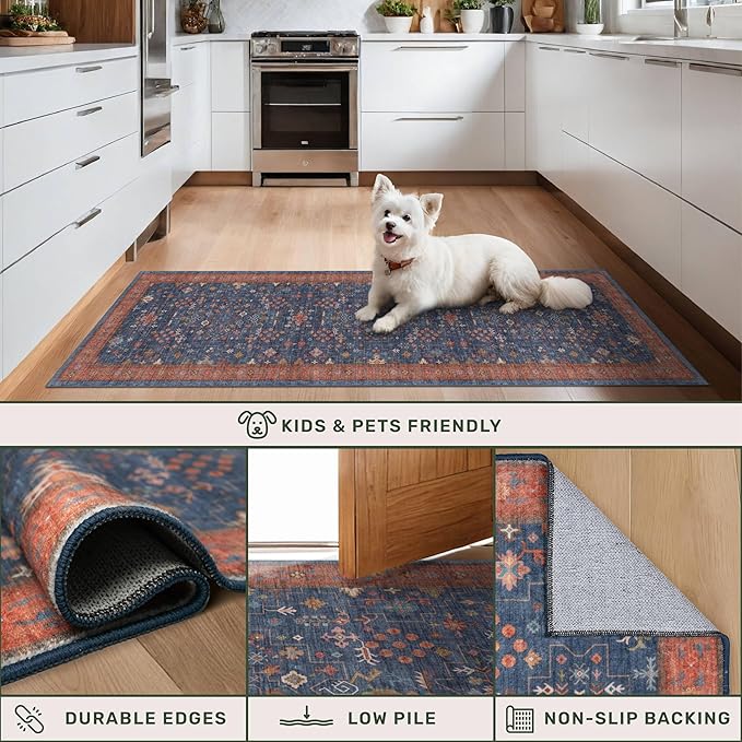 Washable Kitchen Rugs, 3x4 Area Rug - Image 4