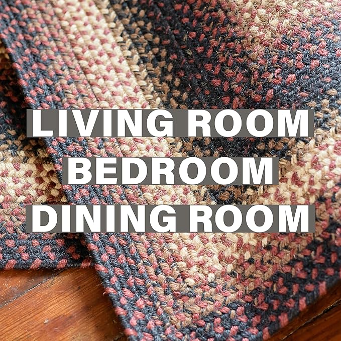 Homespice Prescott Jute Braided Rugs 6x9' - Image 8