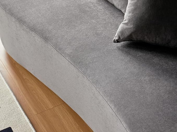 Container Furniture Direct 90" Curved Sofa - Image 8