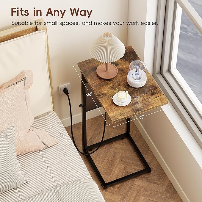 Vagusicc C Shaped End Table - Image 5