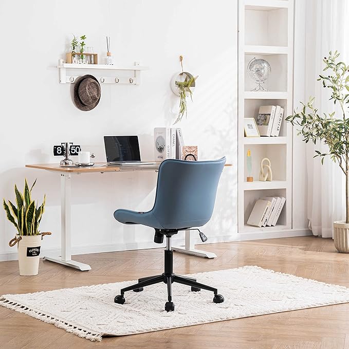 YOUNIKE Blue Home Office Desk Chair - Image 9