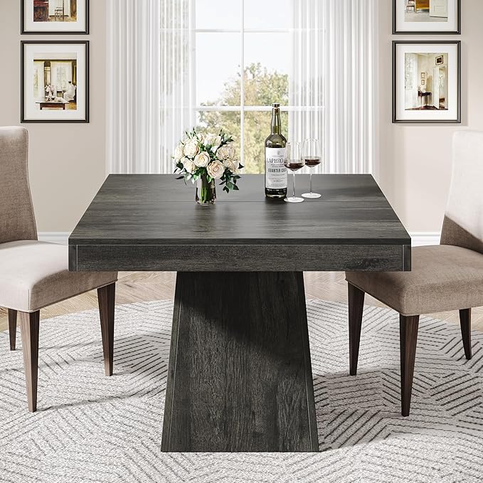 Tribesigns Square Dining Table for 4, 31.5-Inch Small Kitchen Table by Tribesigns