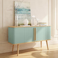 WERMO 53'' Blue Cabinet with Doors and Shelves by WERMO