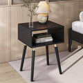 Bme Dinkee Solid Wood Nightstand, Fully Assembled, Without Drawer by Bme