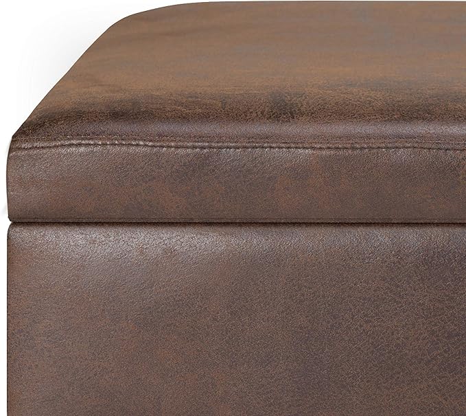 SIMPLIHOME Owen 36 inch Wide Mid Century Modern Small Rectangular Storage - Image 6
