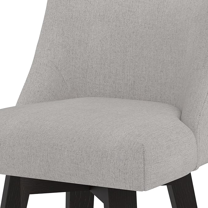 Counter Height Bar Stools Set of 2, 360°Swivel Upholstered Barstools - Image 8