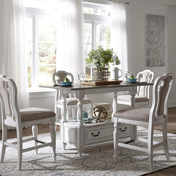LIBERTY FURNITURE INDUSTRIES, INC. Magnolia Manor Counter Height Chair-Set of 2 - Image 7