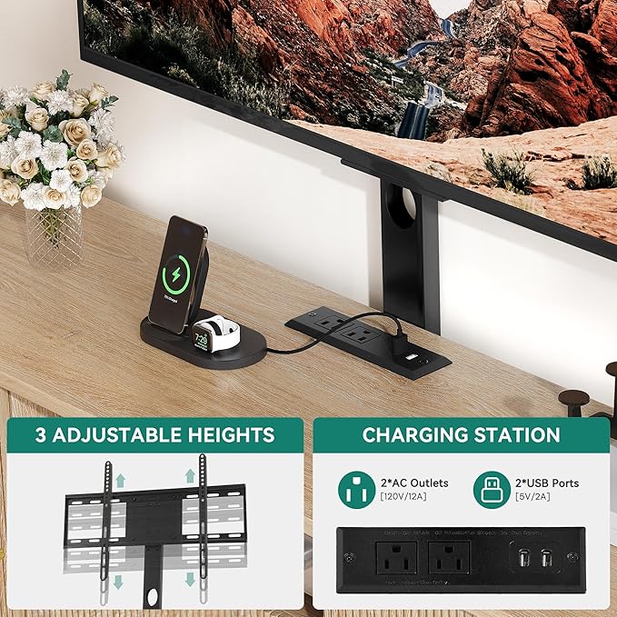 YITAHOME Fluted TV Stands for Living Room - Image 4