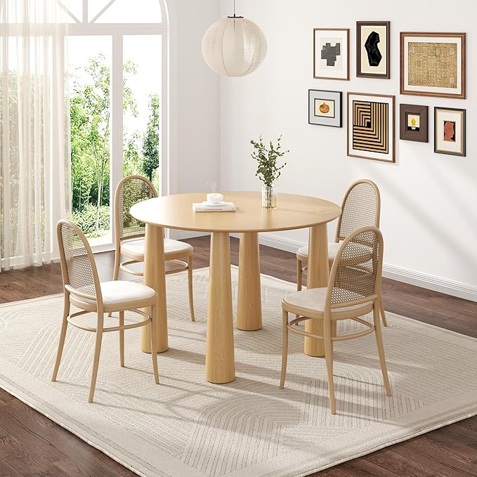 Casaphoria 45" Round Dining Table, Kitchen Table - Image 4