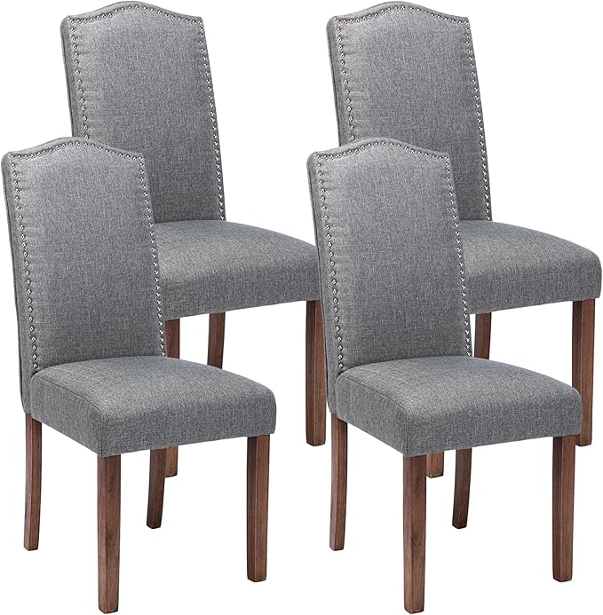 Stylish Upholstered Parsons Dining Chair Kitchen by SNUGWAY