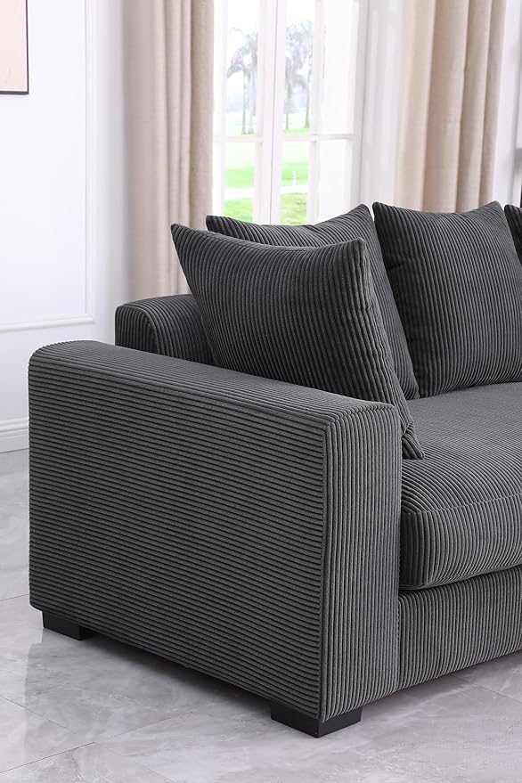 Evan L Shape sectional Sofa for Living Room - Image 6