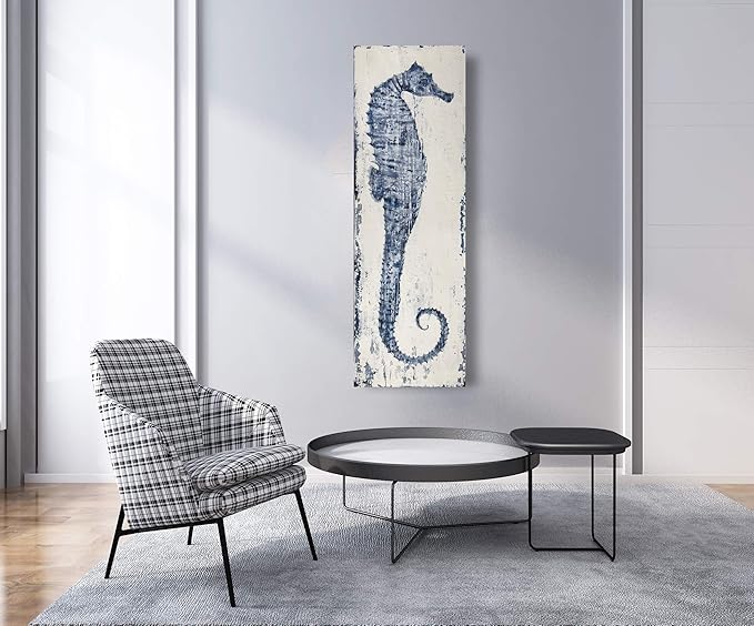 Yihui Arts Ocean Life Theme Bathroom Decor Mediterranean Style Home Canvas Wall - Image 7