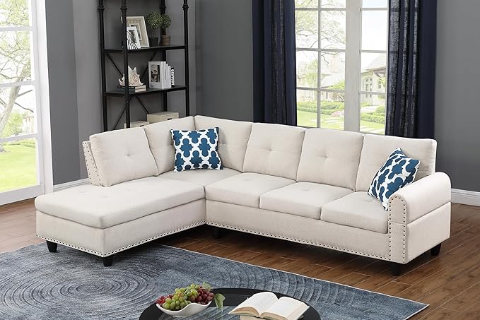 Ball & Cast 98" L Shaped Sectional Couch - Image 3