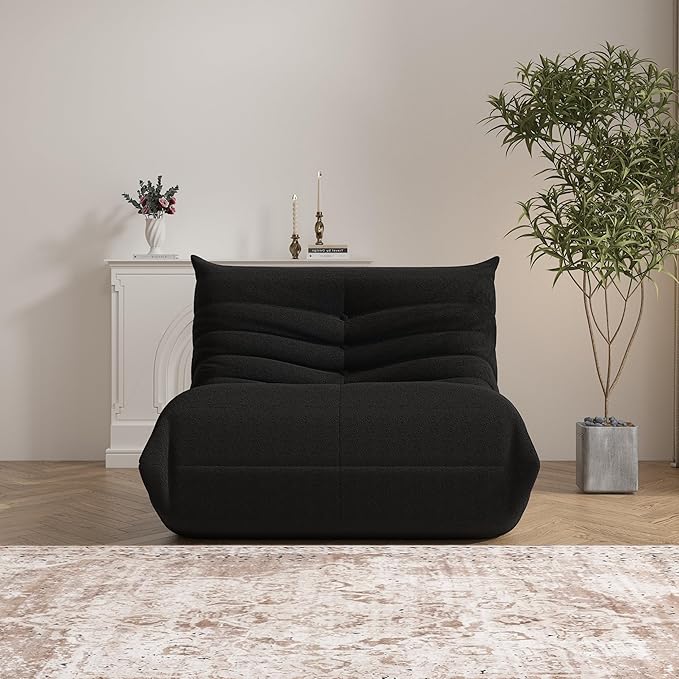 Bean Bag Chair, Memory Foam Bean Bag Sofa Large Bean Bag Chair - Image 4
