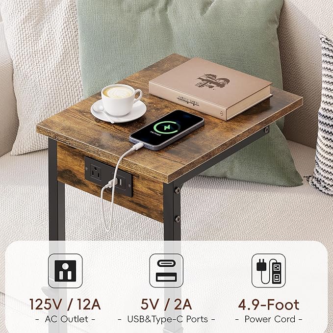 Vagusicc C Shaped End Table - Image 7