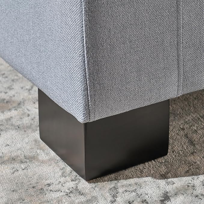 Ball & Cast 50.8" Upholstered Storage Ottoman - Image 5