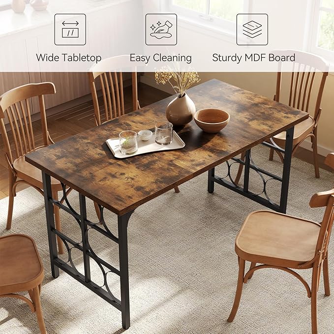 LITTLE TREE Farmhouse Dining Table - Image 4