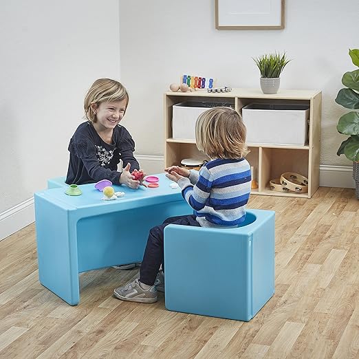 ECR4Kids Tri-Me Table and Cube Chair Set - Image 13