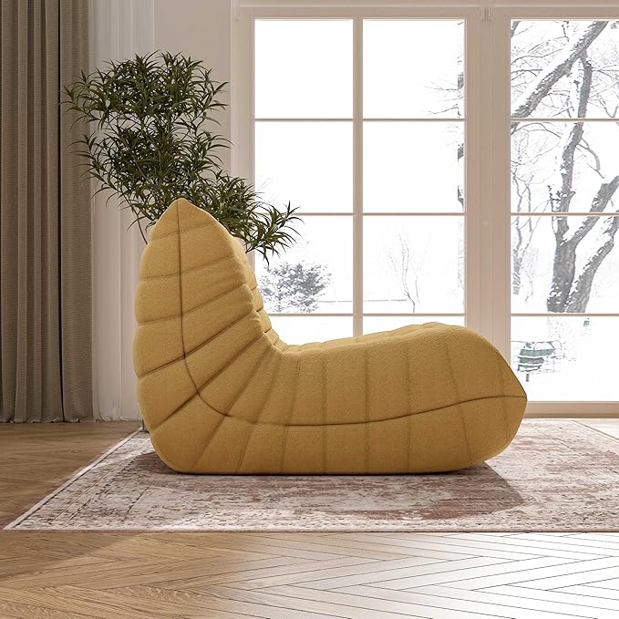 Bean Bag Chair, Memory Foam Bean Bag Sofa Large Bean Bag Chair - Image 7