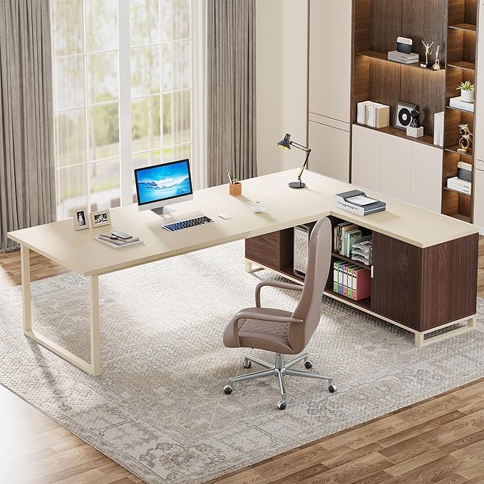 Tribesigns 70.8" Executive Desk - Image 7