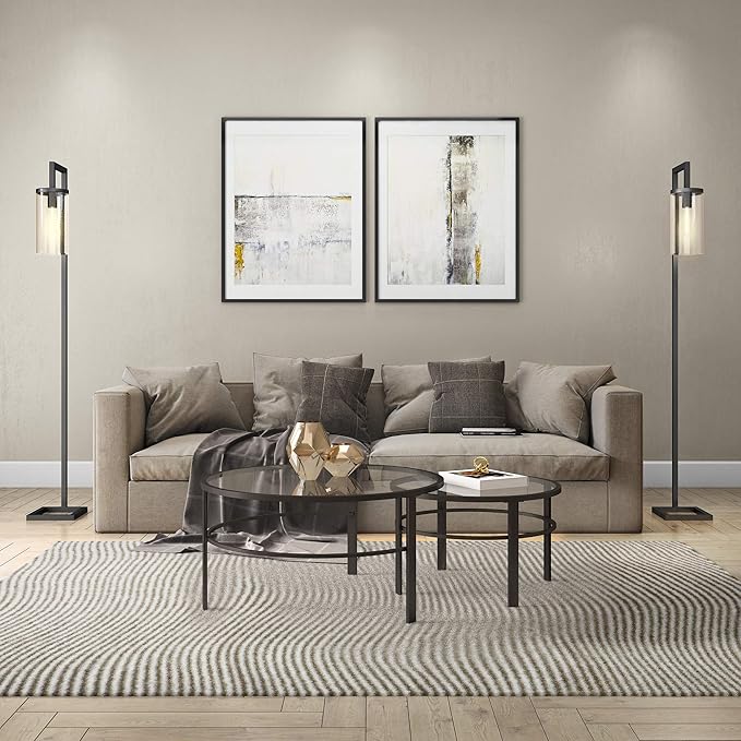 Henn&Hart Round Nested Coffee Table in Blackened Bronze, Coffee Table coffee - Image 16