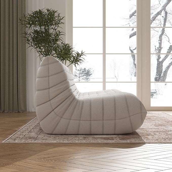 Big Bean Bag Chairs for Adults, 3 Seater Large Bean Bag Chair Sofa, Fireside - Image 7