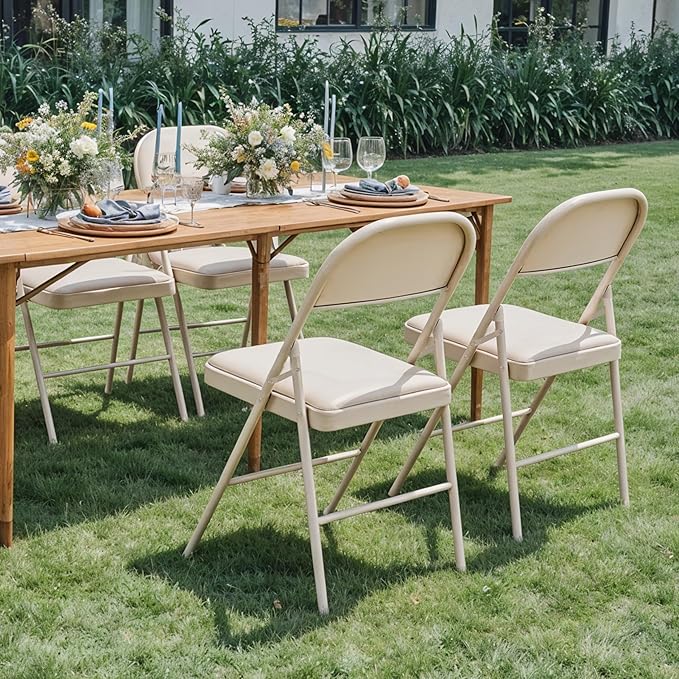 HealSmart 4 Pack Folding Chairs - Image 2