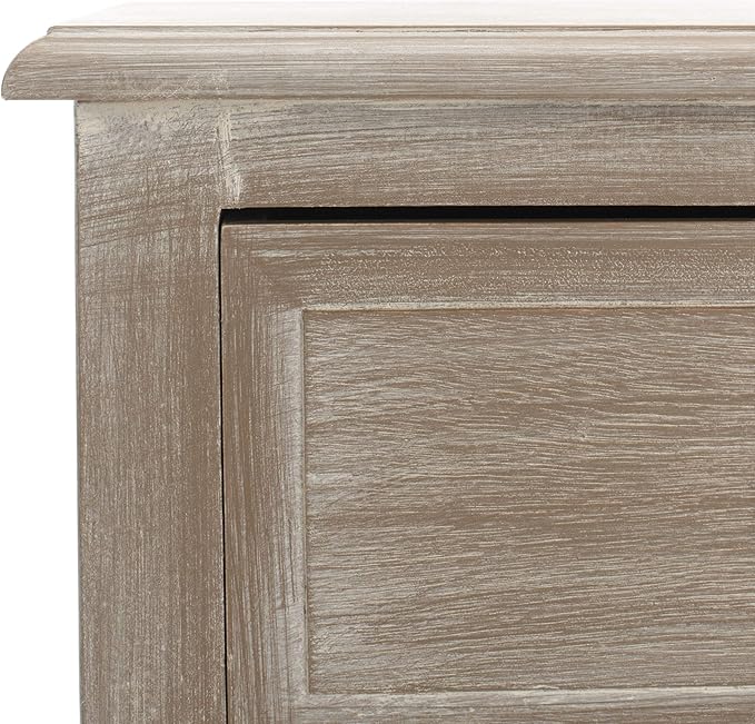 Safavieh American Homes Collection Michaela Vintage White Side Table - Image 5
