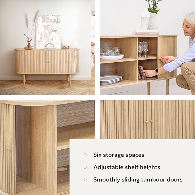 WERMO 55'' Sideboard Storage Cabinet - Image 3