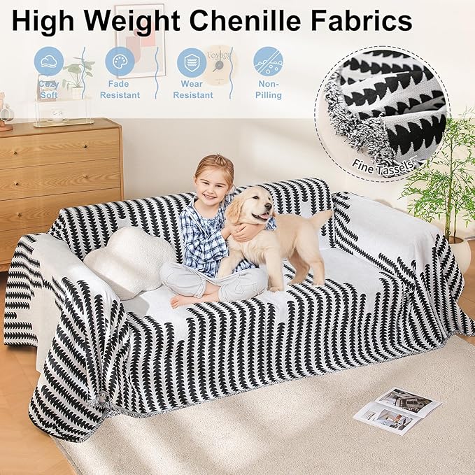 Boho Couch Cover, Sofa Cover, Sofa Covers - Image 2