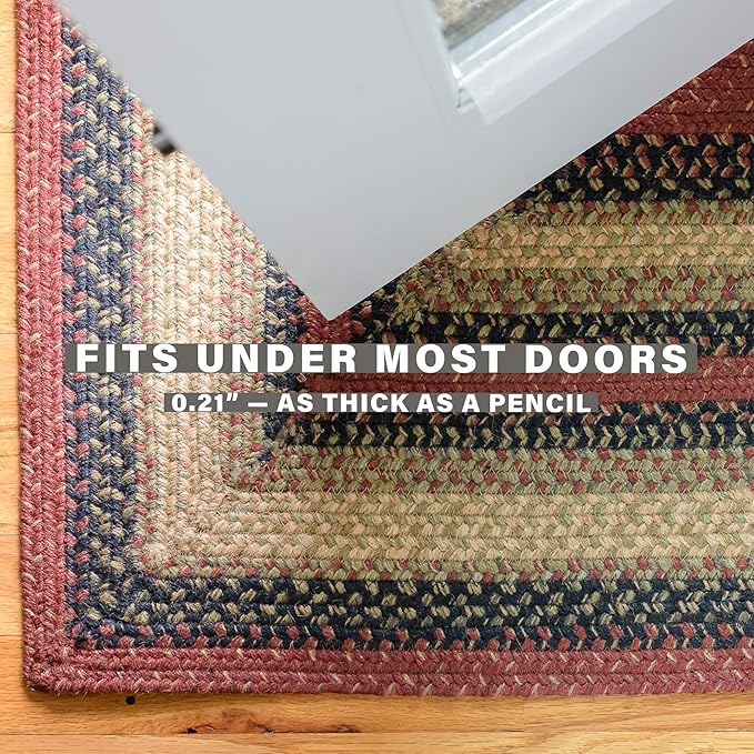 Highland Multi Color Jute Braided Rug Runner, 22x72 Rectangle - Image 5