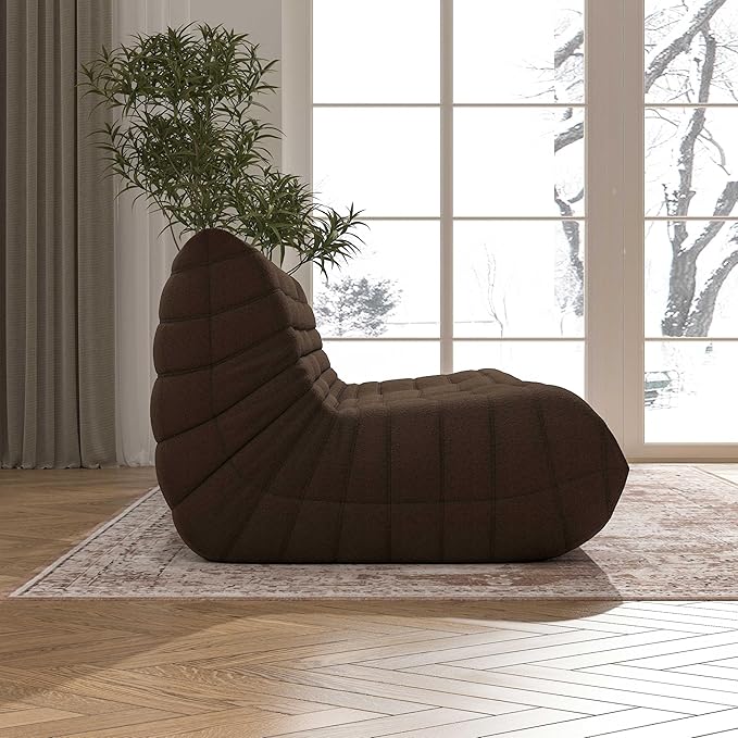 Big Bean Bag Chairs for Adults, 3 Seater Large Bean Bag Chair Sofa, Fireside - Image 7