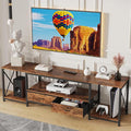 TV Stand with Fabric Drawers by GYIIYUO